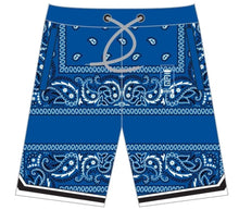 Paisley Bandana Shorts :  Various Colours Available .  Worldwide Shipping.