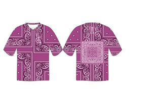 NEW V NECK  RANGE PAISLEY BASEBALL JERSEYS.  MADE TO ORDER:  WORLDWIDE SHIPPING.