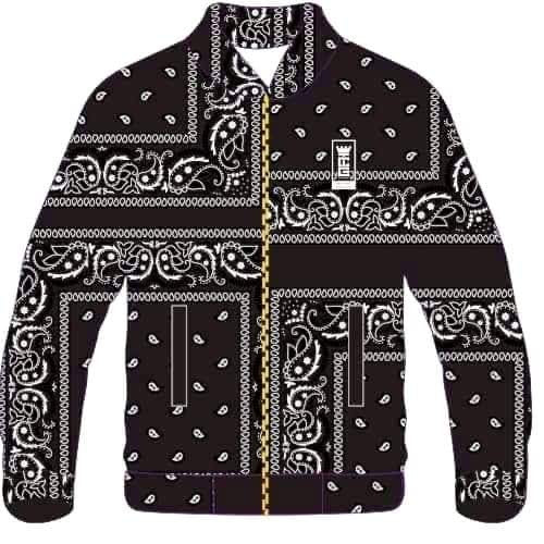 Black Paisley Bandanna Jacket :
