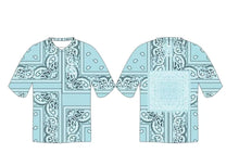 NEW V NECK  RANGE PAISLEY BASEBALL JERSEYS.  MADE TO ORDER:  WORLDWIDE SHIPPING.