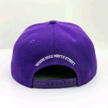 Purple G Bandanna Custom Made Snap Back Cap.